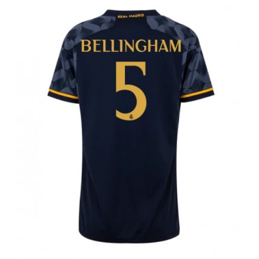 Real Madrid Jude Bellingham #5 Koszulka Wyjazdowa damskie 2023-24 Krótki Rękaw