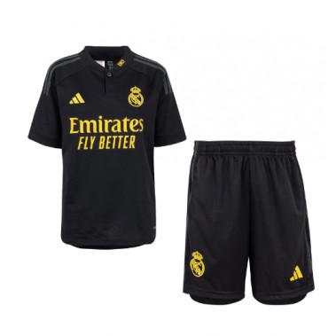 Real Madrid Koszulka Trzecia dzieci 2023-24 Krótki Rękaw (+ krótkie spodenki)