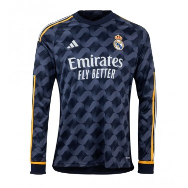 Real Madrid Koszulka Wyjazdowa 2023-24 Długi Rękaw