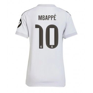 Real Madrid Kylian Mbappe #10 Koszulka Podstawowa damskie 2025-26 Krótki Rękaw Real Madrid Kylian Mbappe #10 Koszulka Podstawowa damskie 2025-26 Krótki Rękaw
