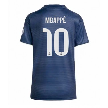 Real Madrid Kylian Mbappe #10 Koszulka Wyjazdowa damskie 2025-26 Krótki Rękaw Real Madrid Kylian Mbappe #10 Koszulka Wyjazdowa damskie 2025-26 Krótki Rękaw