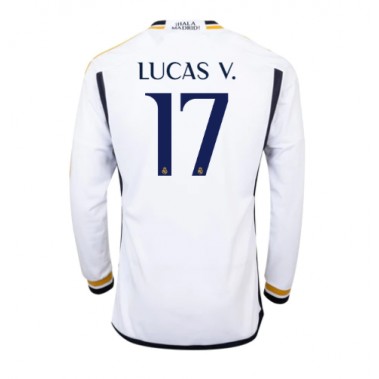 Real Madrid Lucas Vazquez #17 Koszulka Podstawowa 2023-24 Długi Rękaw