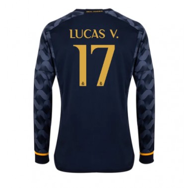 Real Madrid Lucas Vazquez #17 Koszulka Wyjazdowa 2023-24 Długi Rękaw