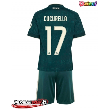 Real Madrid Marc Cucurella #17 Koszulka Wyjazdowa dzieci 2026-27 Krótki Rękaw (+ krótkie spodenki)