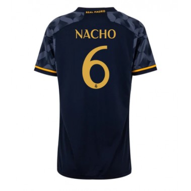 Real Madrid Nacho #6 Koszulka Wyjazdowa damskie 2023-24 Krótki Rękaw