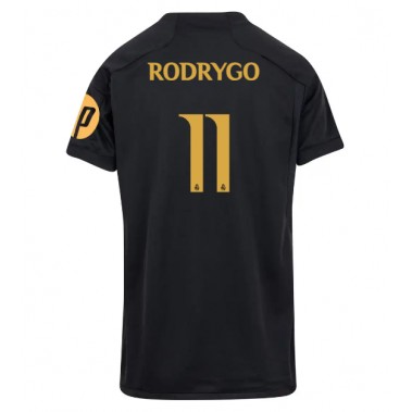 Real Madrid Rodrygo Goes #11 Koszulka Trzecia damskie 2023-24 Krótki Rękaw