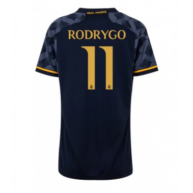 Real Madrid Rodrygo Goes #11 Koszulka Wyjazdowa damskie 2023-24 Krótki Rękaw