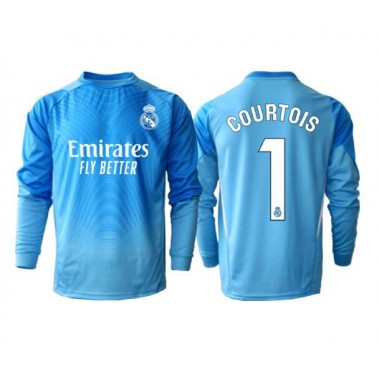 Real Madrid Thibaut Courtois #1 Bramkarskie Koszulka Podstawowa 2025-26 Długi Rękaw Real Madrid Thibaut Courtois #1 Bramkarskie Koszulka Podstawowa 2025-26 Długi Rękaw