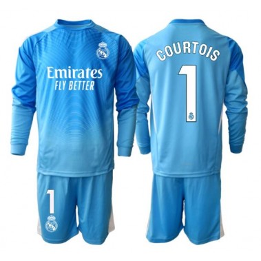 Real Madrid Thibaut Courtois #1 Bramkarskie Koszulka Podstawowa dzieci 2025-26 Długi Rękaw (+ krótkie spodenki) Real Madrid Thibaut Courtois #1 Bramkarskie Koszulka Podstawowa dzieci 2025-26 Długi Rękaw (+ krótkie spodenki)