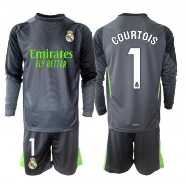 Real Madrid Thibaut Courtois #1 Bramkarskie Koszulka Trzecia dzieci 2025-26 Długi Rękaw (+ krótkie spodenki) Real Madrid Thibaut Courtois #1 Bramkarskie Koszulka Trzecia dzieci 2025-26 Długi Rękaw (+ krótkie spodenki)