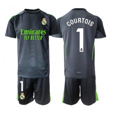 Real Madrid Thibaut Courtois #1 Bramkarskie Koszulka Trzecia dzieci 2025-26 Krótki Rękaw (+ krótkie spodenki) Real Madrid Thibaut Courtois #1 Bramkarskie Koszulka Trzecia dzieci 2025-26 Krótki Rękaw (+ krótkie spodenki)
