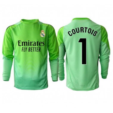 Real Madrid Thibaut Courtois #1 Bramkarskie Koszulka Wyjazdowa 2025-26 Długi Rękaw Real Madrid Thibaut Courtois #1 Bramkarskie Koszulka Wyjazdowa 2025-26 Długi Rękaw