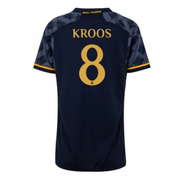 Real Madrid Toni Kroos #8 Koszulka Wyjazdowa damskie 2023-24 Krótki Rękaw