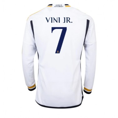 Real Madrid Vinicius Junior #7 Koszulka Podstawowa 2023-24 Długi Rękaw