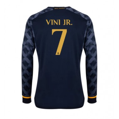Real Madrid Vinicius Junior #7 Koszulka Wyjazdowa 2023-24 Długi Rękaw