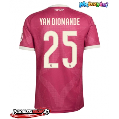 Real Madrid Yan Diomande #25 Koszulka Trzecia 2026-27 Krótki Rękaw