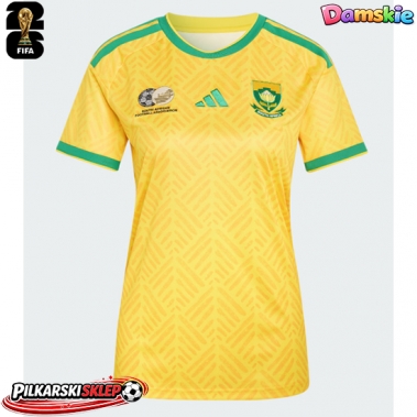 Republika Południowej Afryki Koszulka Podstawowa damskie MŚ 2026 Krótki Rękaw