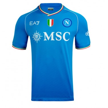 SSC Napoli Koszulka Podstawowa 2023-24 Krótki Rękaw