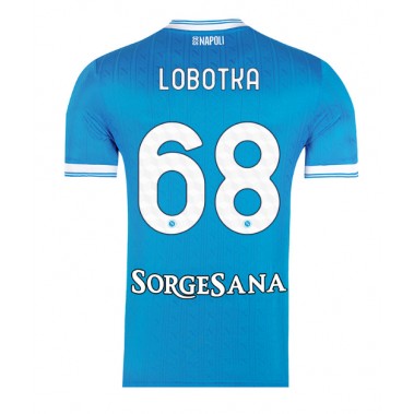 SSC Napoli Stanislav Lobotka #68 Koszulka Podstawowa 2025-26 Krótki Rękaw SSC Napoli Stanislav Lobotka #68 Koszulka Podstawowa 2025-26 Krótki Rękaw