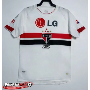 Sao Paulo 2007-2008 Koszulka Retro Podstawowa Krótki Rękaw