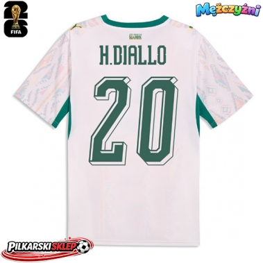 Senegal Habib Diallo #20 Koszulka Podstawowa MŚ 2026 Krótki Rękaw