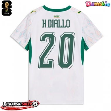 Senegal Habib Diallo #20 Koszulka Podstawowa damskie MŚ 2026 Krótki Rękaw