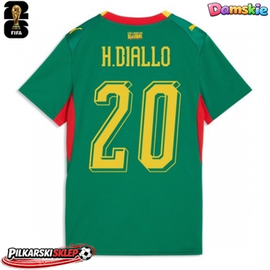 Senegal Habib Diallo #20 Koszulka Wyjazdowa damskie MŚ 2026 Krótki Rękaw