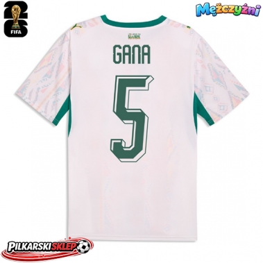 Senegal Idrissa Gueye #5 Koszulka Podstawowa MŚ 2026 Krótki Rękaw