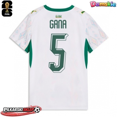 Senegal Idrissa Gueye #5 Koszulka Podstawowa damskie MŚ 2026 Krótki Rękaw