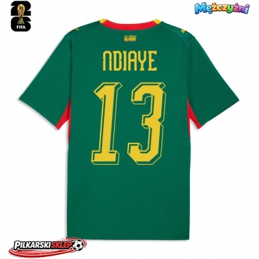 Senegal Iliman Ndiaye #13 Koszulka Wyjazdowa MŚ 2026 Krótki Rękaw