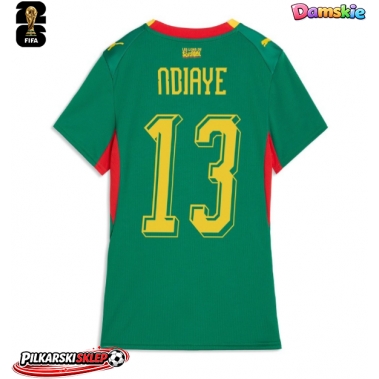 Senegal Iliman Ndiaye #13 Koszulka Wyjazdowa damskie MŚ 2026 Krótki Rękaw