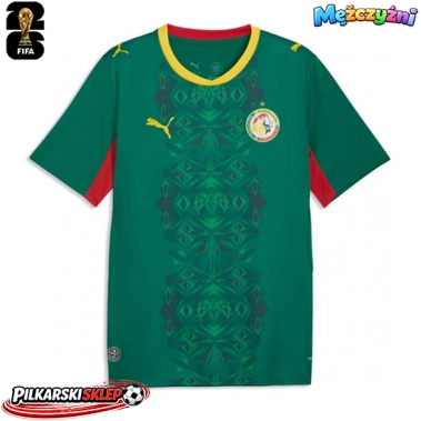 Senegal Koszulka Wyjazdowa MŚ 2026 Krótki Rękaw
