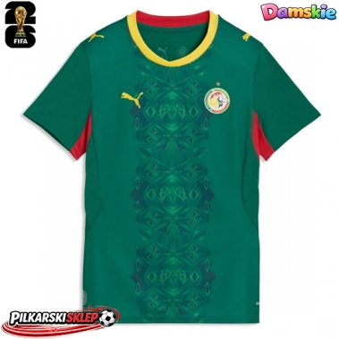 Senegal Koszulka Wyjazdowa damskie MŚ 2026 Krótki Rękaw