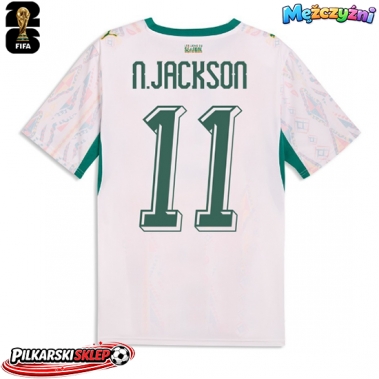 Senegal Nicolas Jackson #11 Koszulka Podstawowa MŚ 2026 Krótki Rękaw