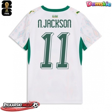 Senegal Nicolas Jackson #11 Koszulka Podstawowa damskie MŚ 2026 Krótki Rękaw