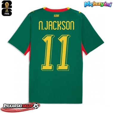 Senegal Nicolas Jackson #11 Koszulka Wyjazdowa MŚ 2026 Krótki Rękaw
