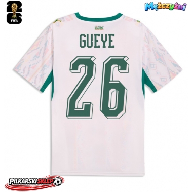 Senegal Pape Gueye #26 Koszulka Podstawowa MŚ 2026 Krótki Rękaw
