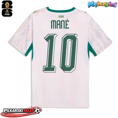 Senegal Sadio Mane #10 Koszulka Podstawowa MŚ 2026 Krótki Rękaw