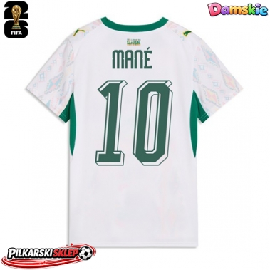 Senegal Sadio Mane #10 Koszulka Podstawowa damskie MŚ 2026 Krótki Rękaw