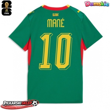 Senegal Sadio Mane #10 Koszulka Wyjazdowa damskie MŚ 2026 Krótki Rękaw