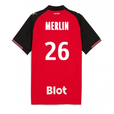Stade Rennais Quentin Merlin #26 Koszulka Podstawowa 2025-26 Krótki Rękaw