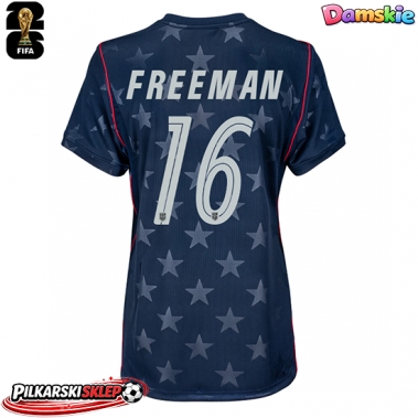Stany Zjednoczone Alex Freeman #16 Koszulka Wyjazdowa damskie MŚ 2026 Krótki Rękaw