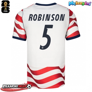 Stany Zjednoczone Antonee Robinson #5 Koszulka Podstawowa MŚ 2026 Krótki Rękaw
