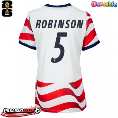 Stany Zjednoczone Antonee Robinson #5 Koszulka Podstawowa damskie MŚ 2026 Krótki Rękaw