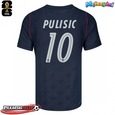 Stany Zjednoczone Christian Pulisic #10 Koszulka Wyjazdowa MŚ 2026 Krótki Rękaw