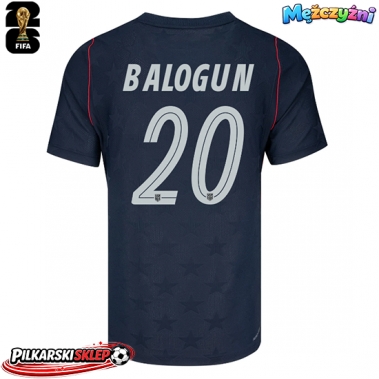 Stany Zjednoczone Folarin Balogun #20 Koszulka Wyjazdowa MŚ 2026 Krótki Rękaw