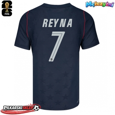 Stany Zjednoczone Giovanni Reyna #7 Koszulka Wyjazdowa MŚ 2026 Krótki Rękaw