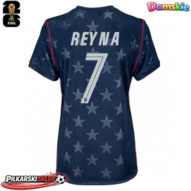 Stany Zjednoczone Giovanni Reyna #7 Koszulka Wyjazdowa damskie MŚ 2026 Krótki Rękaw