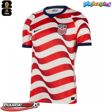 Stany Zjednoczone Koszulka Podstawowa MŚ 2026 Krótki Rękaw