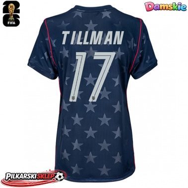 Stany Zjednoczone Malik Tillman #17 Koszulka Wyjazdowa damskie MŚ 2026 Krótki Rękaw